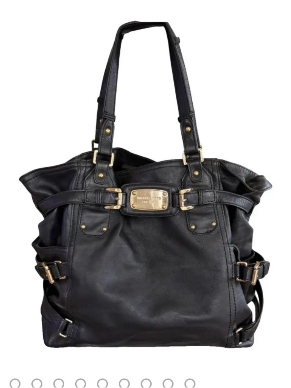 Michael Kors Gansevoort purse black leather